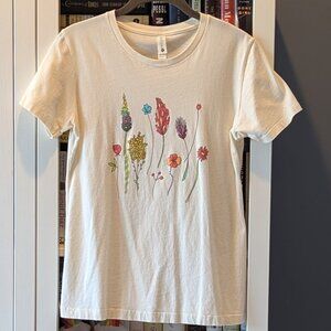 Floral Graphic Tee / Size L / Next Level Apparel via ModCloth